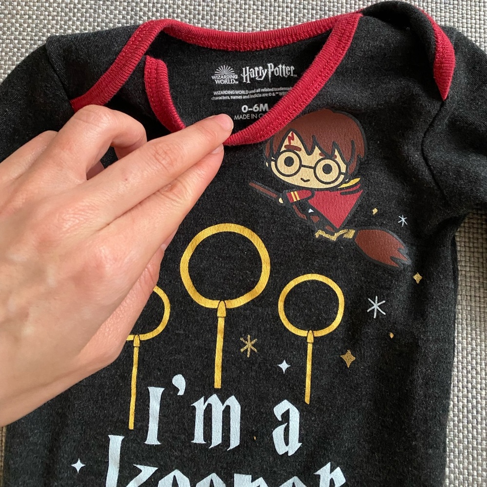 0-6m Harry Potter sleeper gown